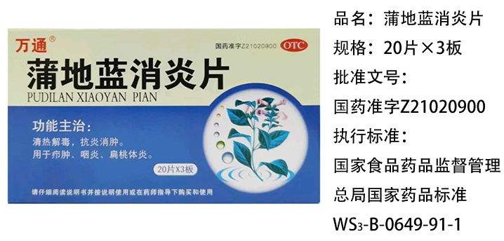 蒲地藍消炎片